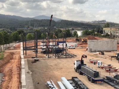 OBRES D'UNA PLANTA DE RECICLATGE