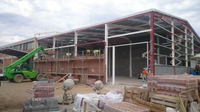 AMPLIACIÓN DE UNA NAVE EN SANT VICENÇ DELS HORTS