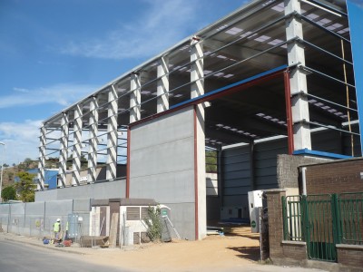 Construcción nave industrial en Molins de Rei, Barcelona